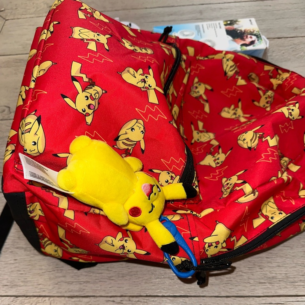 Red Pikachu Backpack - Picture 8 of 14